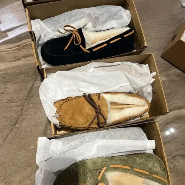 X618冬季圆头鞋子时尚加绒豆豆鞋秋冬乐福鞋纯色