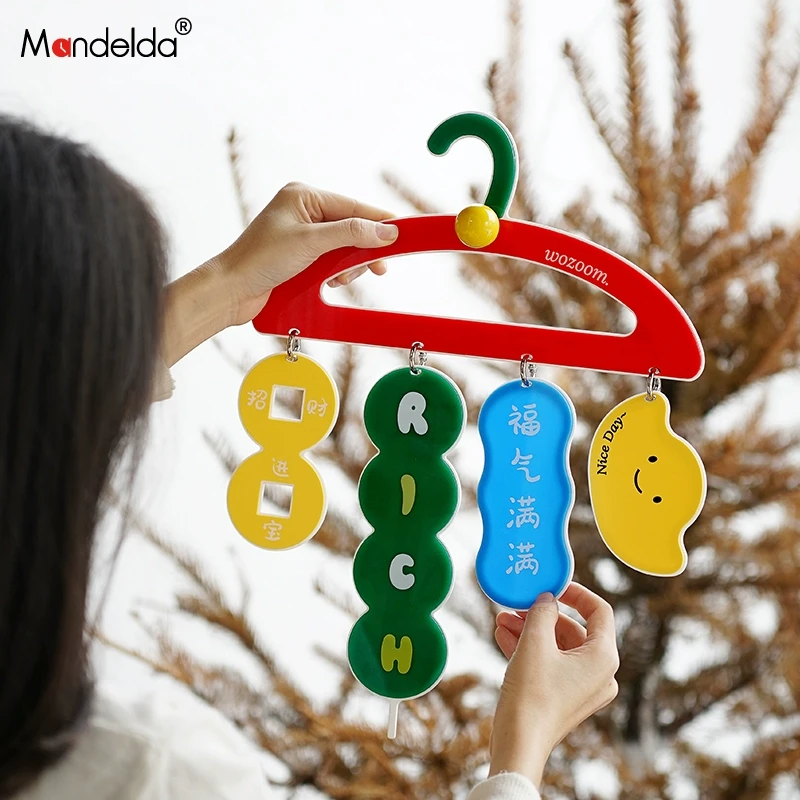 Mandelda福气满满挂件过年装饰品创意家用客厅门把手挂饰春节用品