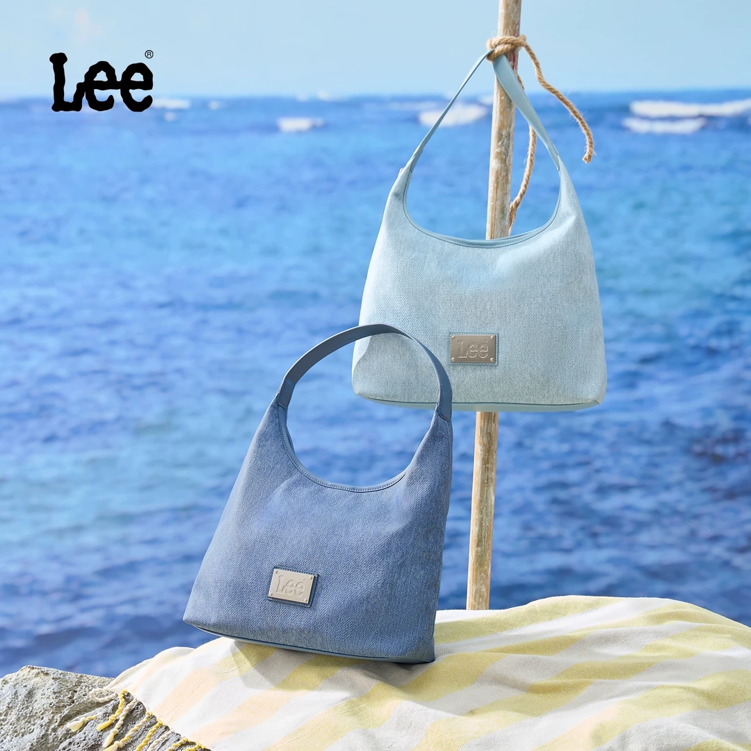 Lee新款海盐托特包女生夏季休闲慵懒单肩包时尚百搭hobo包手提包
