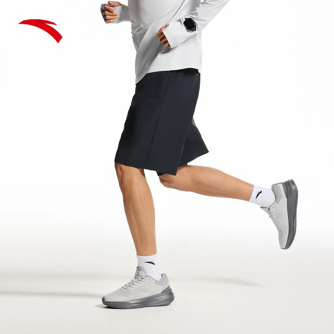 安踏速干短裤男款运动五分裤宽松夏季运动健身透气跑步运动休闲裤