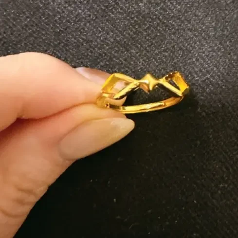 钨金塑料戒指 铜合金新款造型开口可调节气质轻奢百搭女款戒指