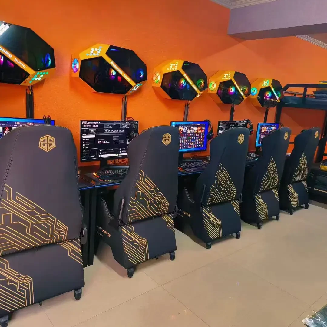 钢制网吧游戏椅可躺单人家用电脑椅椅震升办公椅舒适久坐网红家具