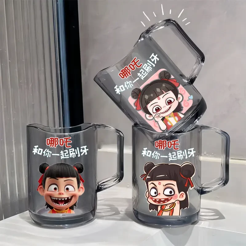 哪吒漱口杯刷牙杯子家用可爱牙刷男孩女孩儿童宝宝洗漱学生牙缸G