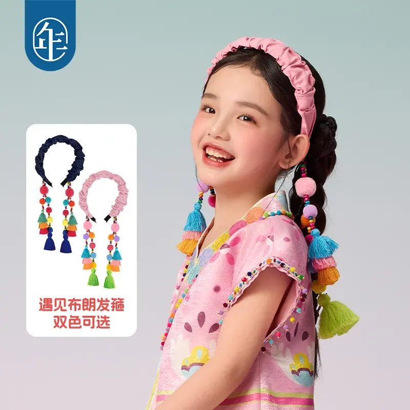 【遇见布朗发箍】2025夏季新款发箍发带女童儿童民族风手工头箍发饰