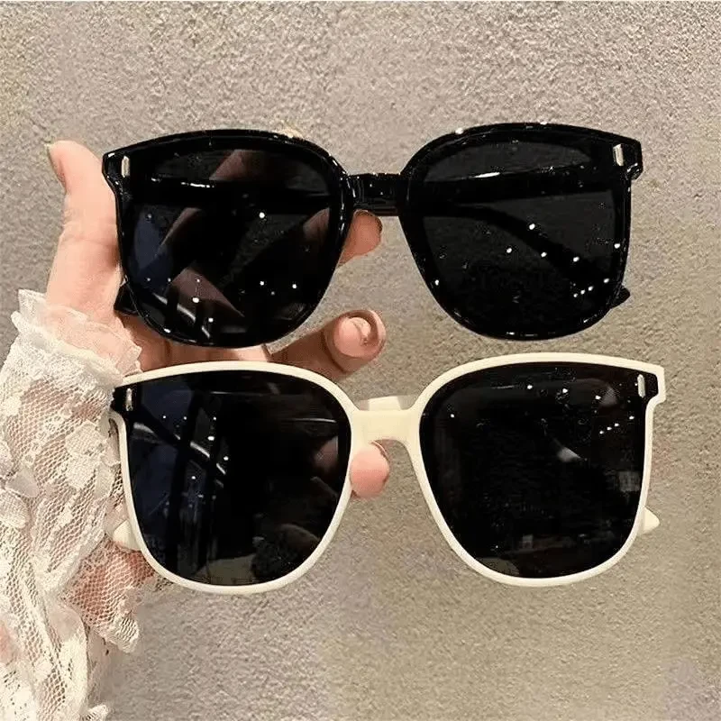 【发2副】网红时尚复古潮流百搭偏光太阳镜女士男士通用夏季大框方