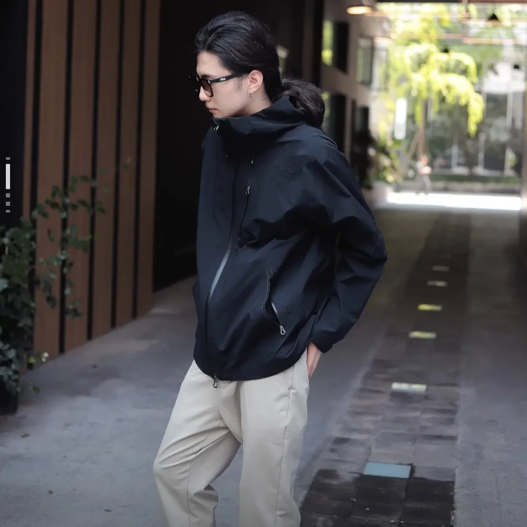 （小宝专属）秋冬户外连帽防水透气冲锋衣外套适合男女穿着