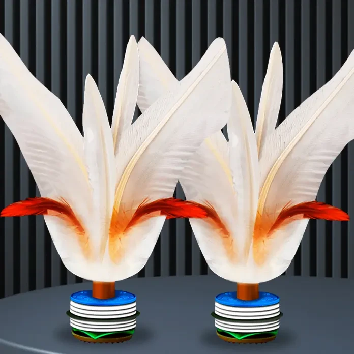 毽子运动专用毽球踢毽子键子耐踢成人比赛儿童小学生大白毽子健身