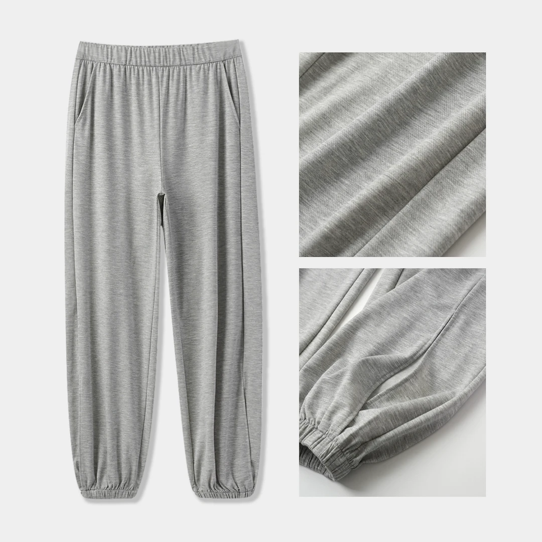 特 无补 210g 女士莫代尔灯笼裤 纯色休闲长裤 春夏款 88270