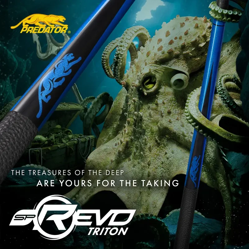 美洲豹台球杆Sp2蓝豹限量款中八美式九球大头杆深海蓝