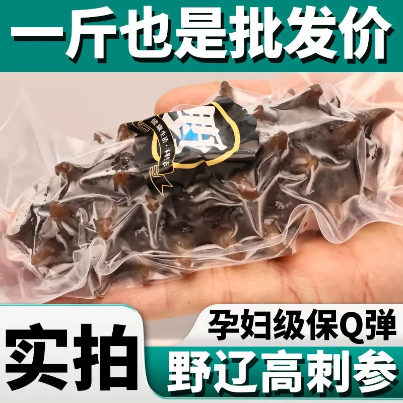 辽参王高品质野生顺丰冷链鲜食即食海参渤海湾底播参大连辽刺参