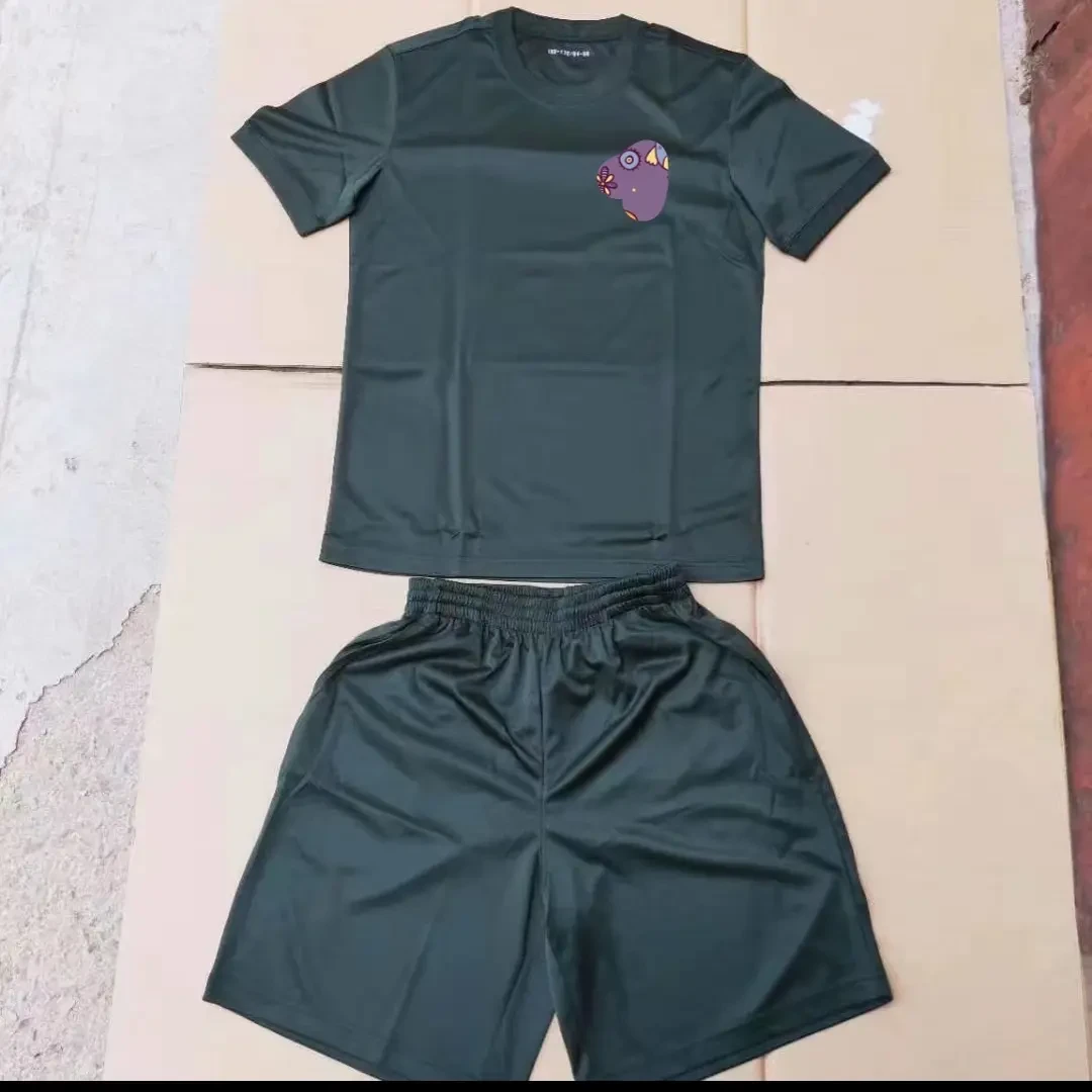 夏季透气速干圆领体能训练服套装