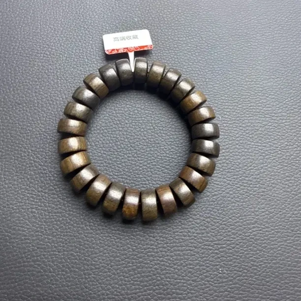 增香沉香木007木药片珠精工单圈手串男女款文玩佛珠Z36