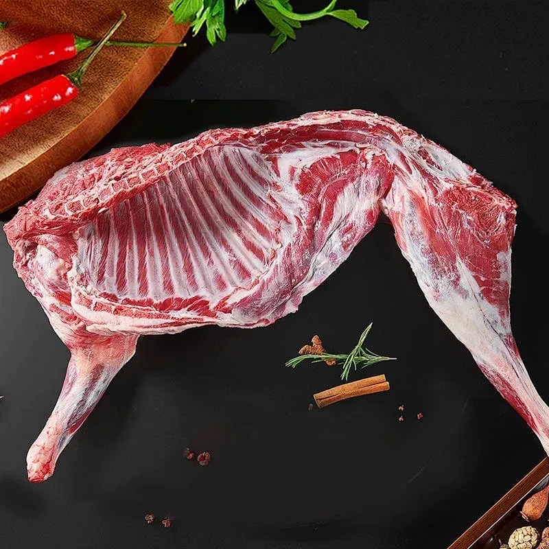 甘肃滩羊肉-草膘羊半羊切块 精选80%腿排+羊蝎子共20~25斤 包邮