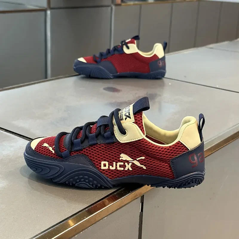 潮牌男鞋2025新款夏季透气网面休闲运动鞋潮流百搭轻便软底阿甘鞋