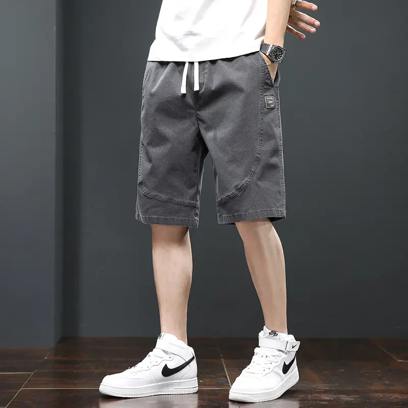 夏季短裤男工装男士短裤休闲五分裤男款中裤夏季薄款牛仔裤男