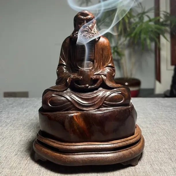 网红新中式喜乐弥勒佛桌面茶宠创意摆件