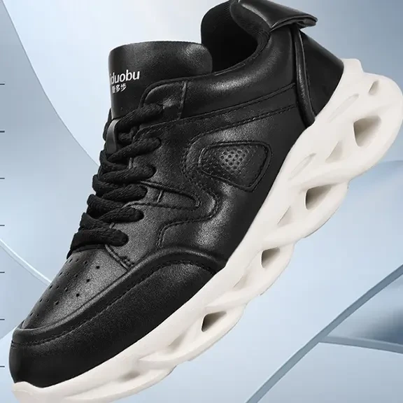 秋季轻便男鞋防滑耐磨步鞋舒适防水跑步时尚老爹鞋软底运动鞋