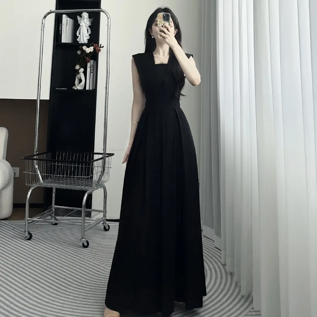 法式气质轻奢连体裤女夏季新款2025高级感设计小众收腰显瘦连体裤