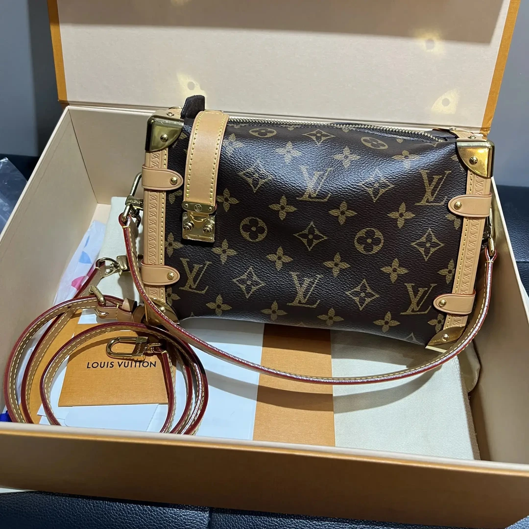 95新 LouisVuitton/路易威登 lv路易威登 SIDE TRUNK软盒子包