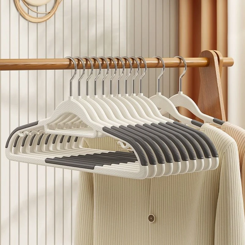 衣架家用服装店挂衣无痕防肩角收纳晒衣撑儿童防滑成人挂整理师