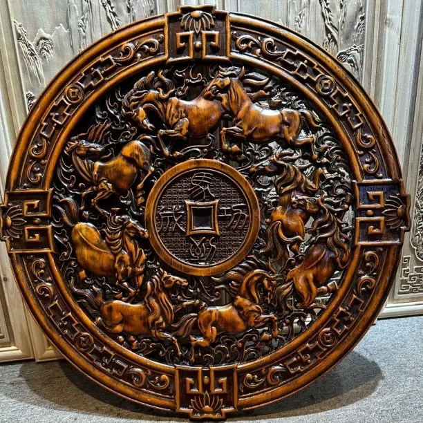 80×80×3厚中式客厅玄关装饰复古创意