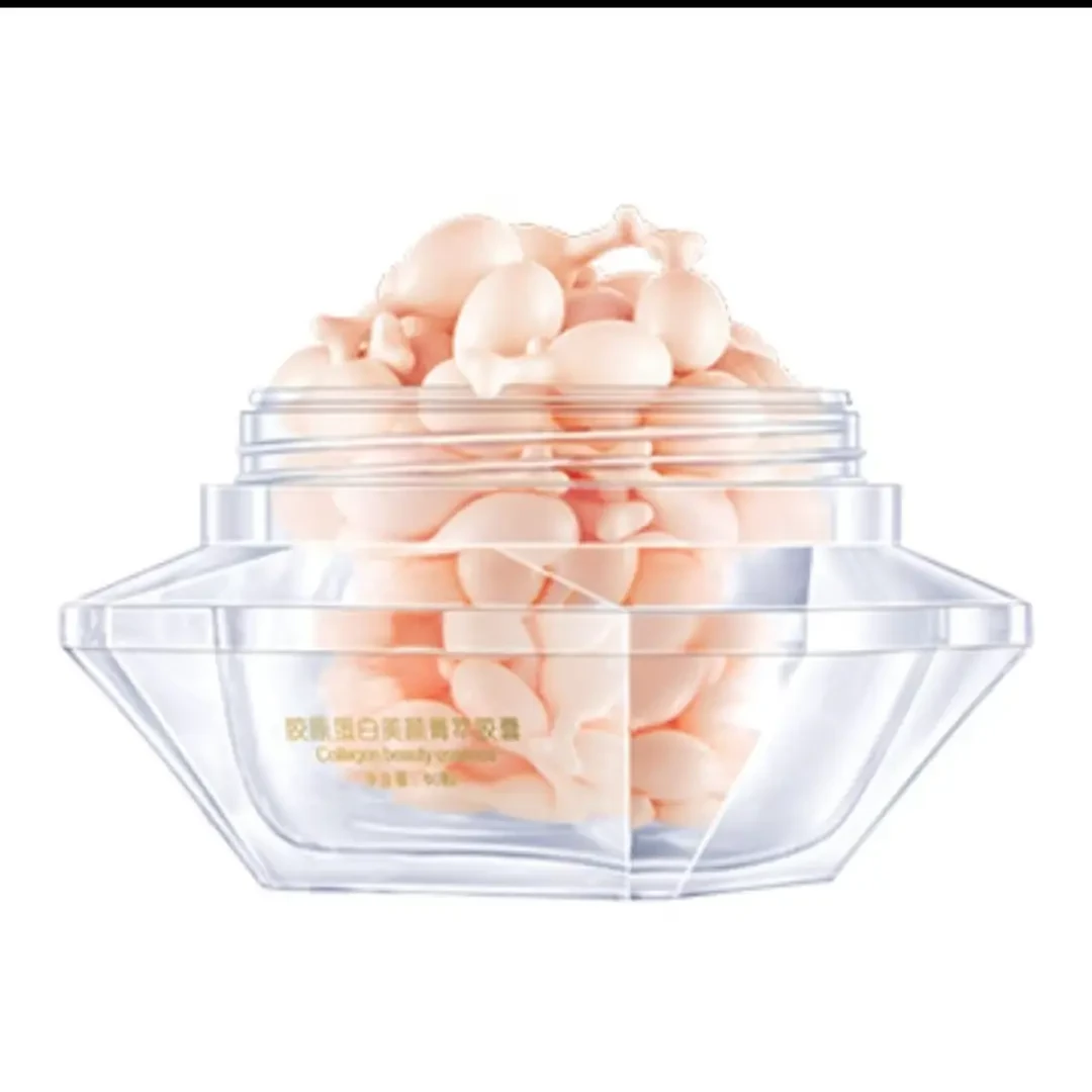 小鸡腿胶原蛋白胶囊精华液补水保湿淡化细纹提拉紧致