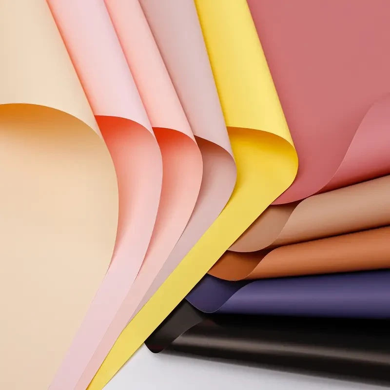 【10包可混搭】韩风初恋纸防水纸纯色纸鲜花包装纸花店材料花艺包装