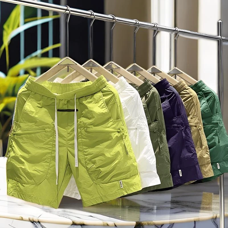 男士夏季速干短裤新款百搭休闲透气时尚潮流帅气宽松五分裤3516