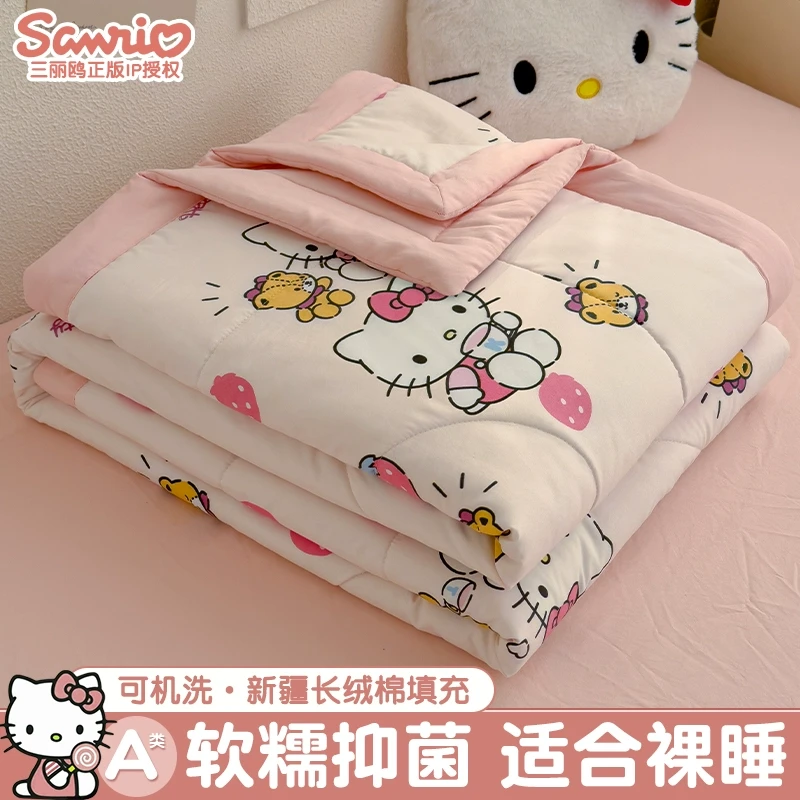 夏季可水洗夏凉被水洗棉可裸睡单人幼儿园儿童夏被空调被薄款被芯