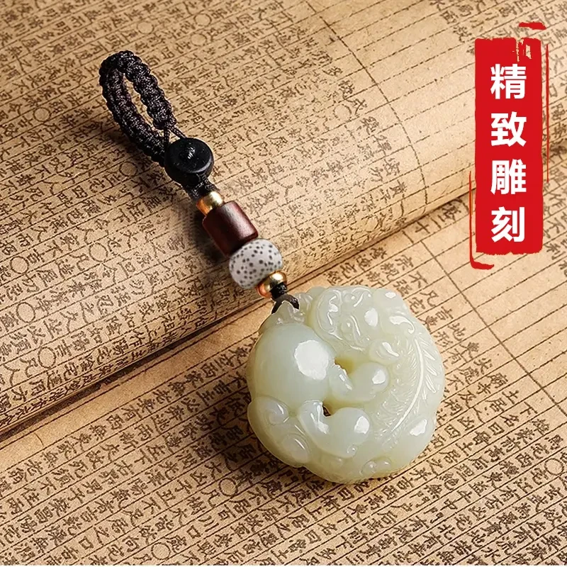 貔貅双面手机链吊坠包包挂饰古风钥匙挂件手工男女情侣款创意挂件