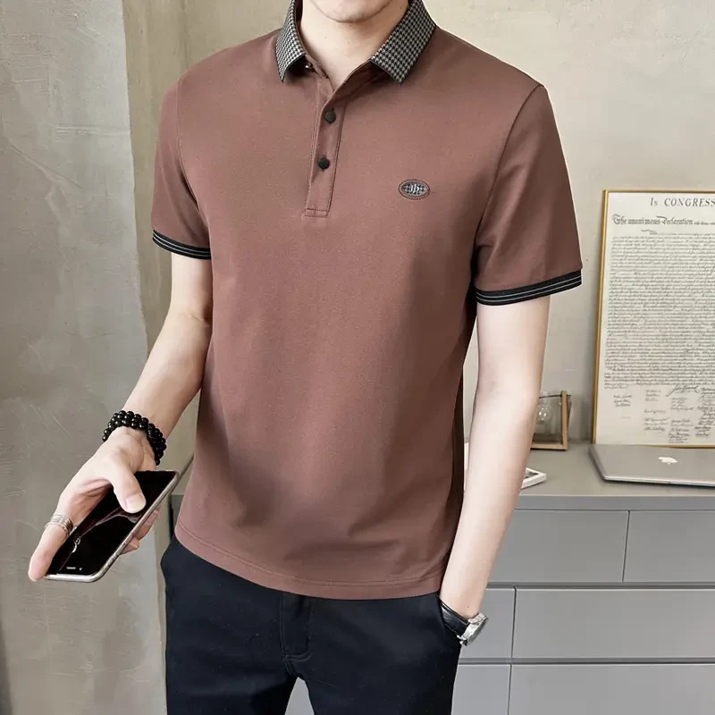 TUCANO/啄木鳥polo衫男士珠地棉时尚休闲翻领T恤保罗夏装潮流短袖