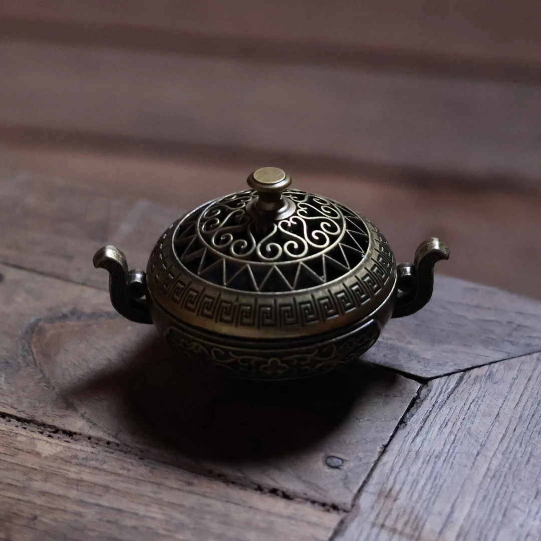 【陋室茗】双耳小鼎香炉(Q6725)