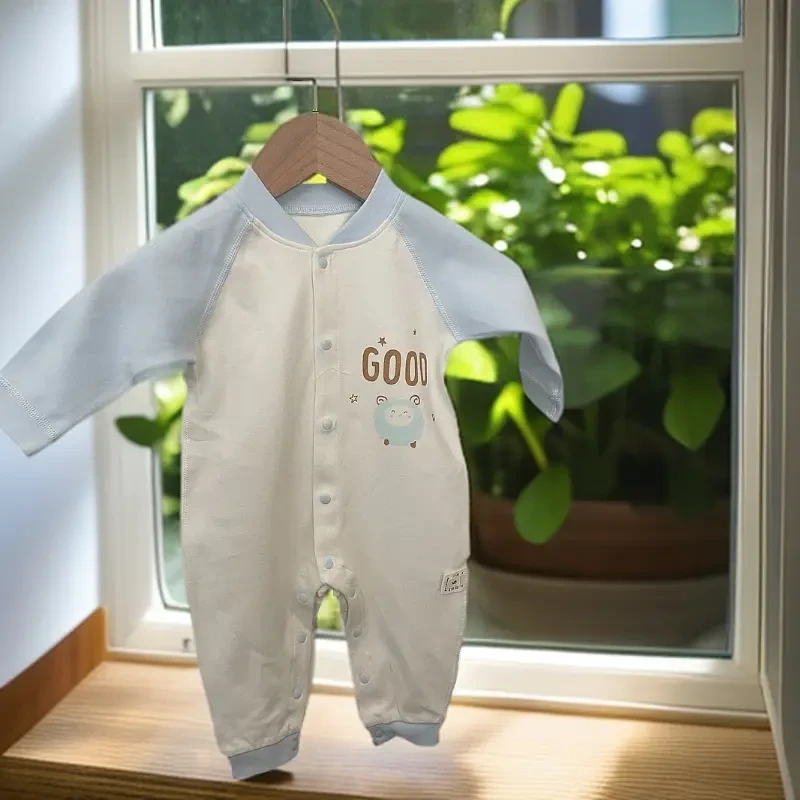 【001-199】婴幼儿连体衣纯棉睡衣服无骨长打底哈衣服宝宝儿童长袖