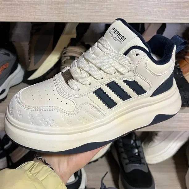 新款加厚撞色百搭舒适时尚冬季户外休闲鞋男士潮流运动鞋