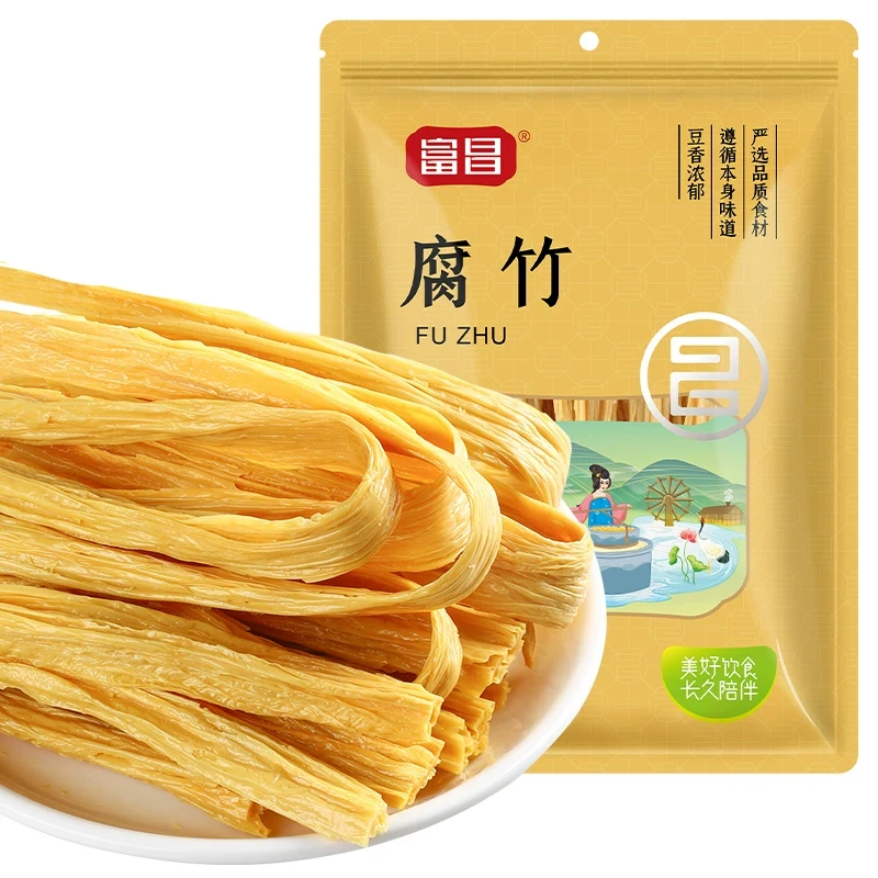 富昌腐竹618g 手工头层黄豆制品干货腐竹素肉炒菜凉拌火锅材料