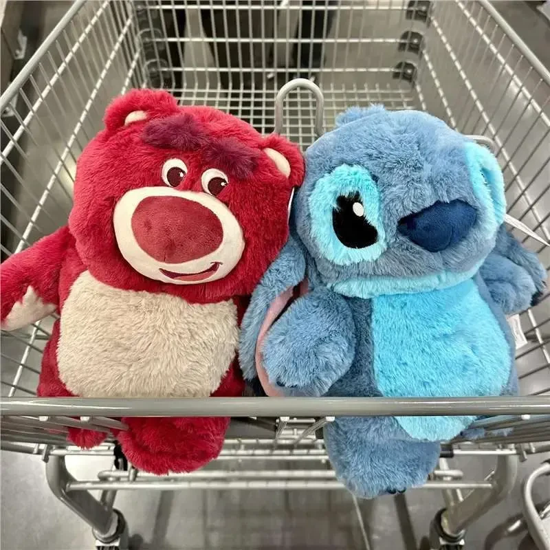 【速发】史迪仔暖水袋热水袋毛绒玩偶娃娃宿舍女生女朋友热敷暖宝宝