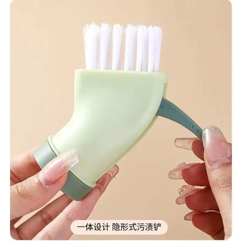多功能刷子清洁刷可连接矿泉水瓶干湿两用清洁刷硬毛清理两用家用