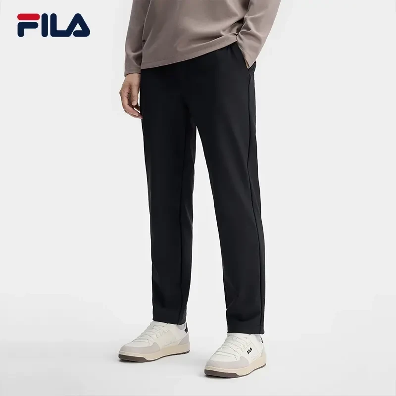 Fila/斐乐男款时尚休闲百搭运动针织长裤F11M512601F