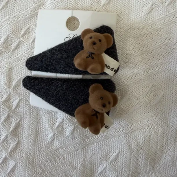 韩版复古格纹侧边夹女秋冬气质bb夹刘海夹碎发夹发饰