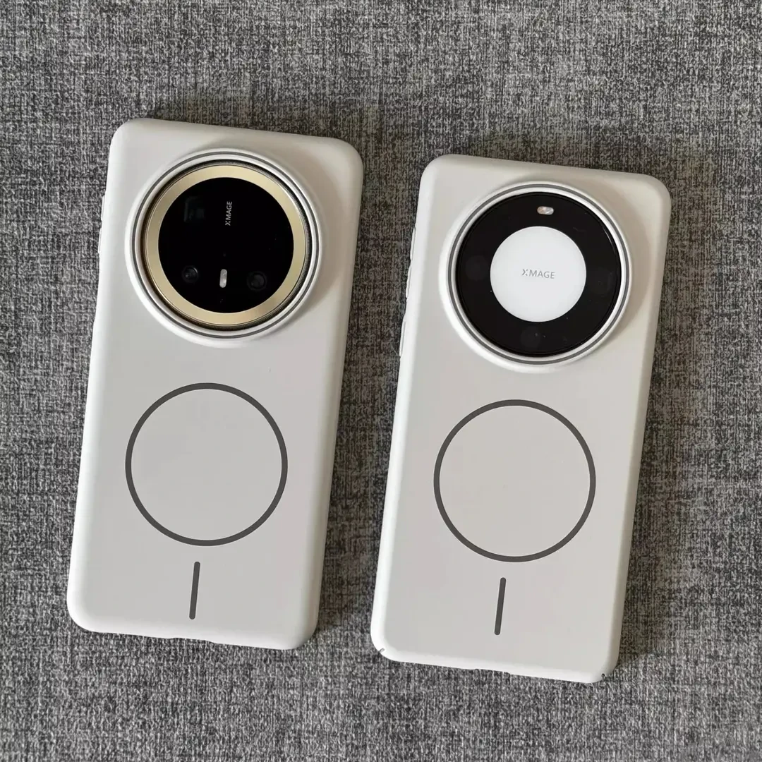 新款细磁吸圈适用华为mate70pro+手机壳磨砂肤感Mate60超薄保护套