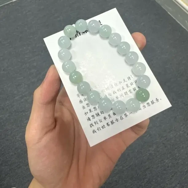 天然缅甸a货翡翠手串