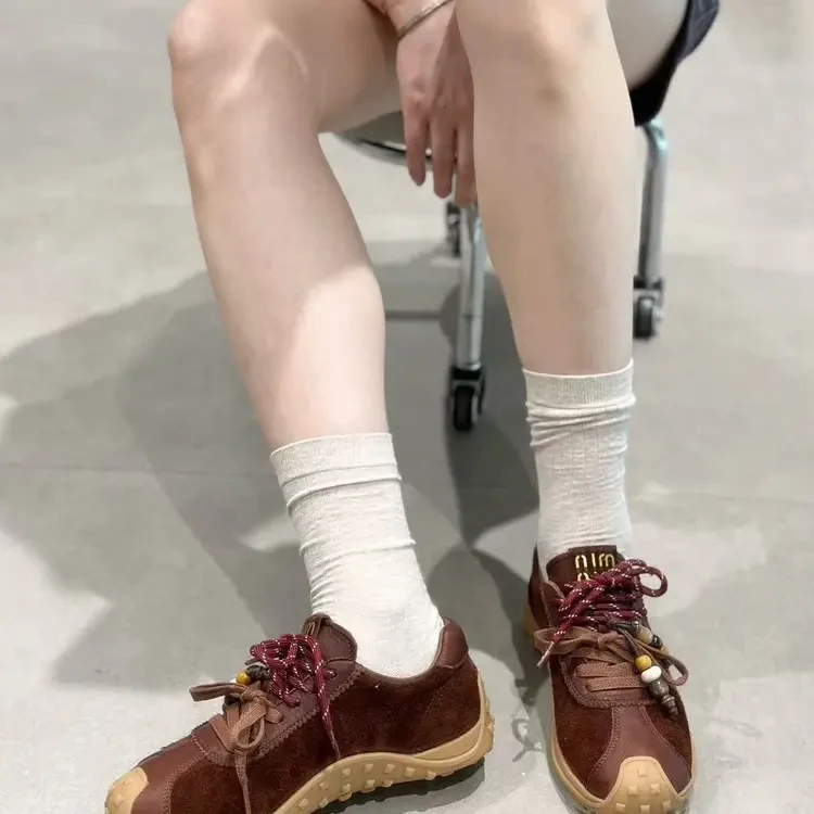 低跟德训鞋圆头休闲单鞋时尚休闲鞋英伦风皮鞋