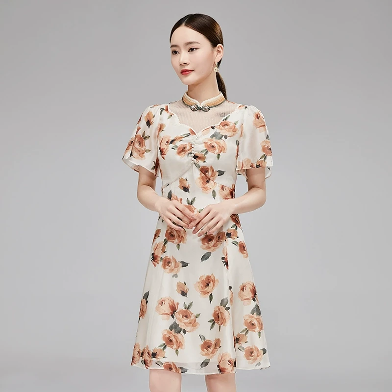 【媛媛女王专享】【日光倾城】旗袍年轻款气质高端旗袍女P22TL3057