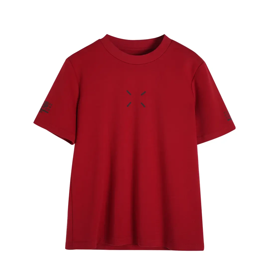 【COCODOVEY】简约数字时尚休闲春夏百搭圆领纯色T恤3626