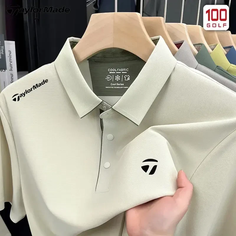 Taylormade泰勒梅高尔夫休闲夏季新款男士短袖polo运动高尔夫男装