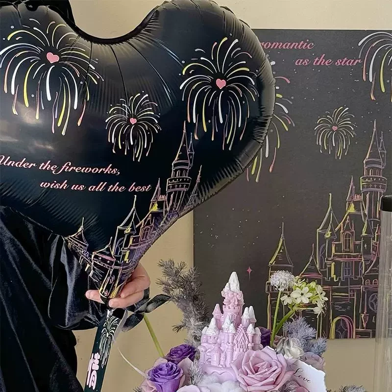 【花财】2025情人节新款气球氛围感快乐飘带