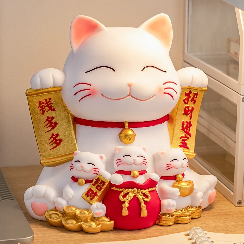 招财猫存钱罐2025年新款儿童男女孩大容量只进不出摔不烂储钱蓄罐