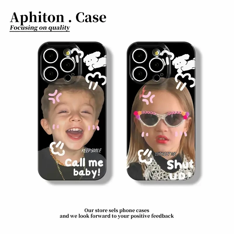 潮酷欧美男女孩适用苹果16菲林15手机壳华为vivo小米14oppo