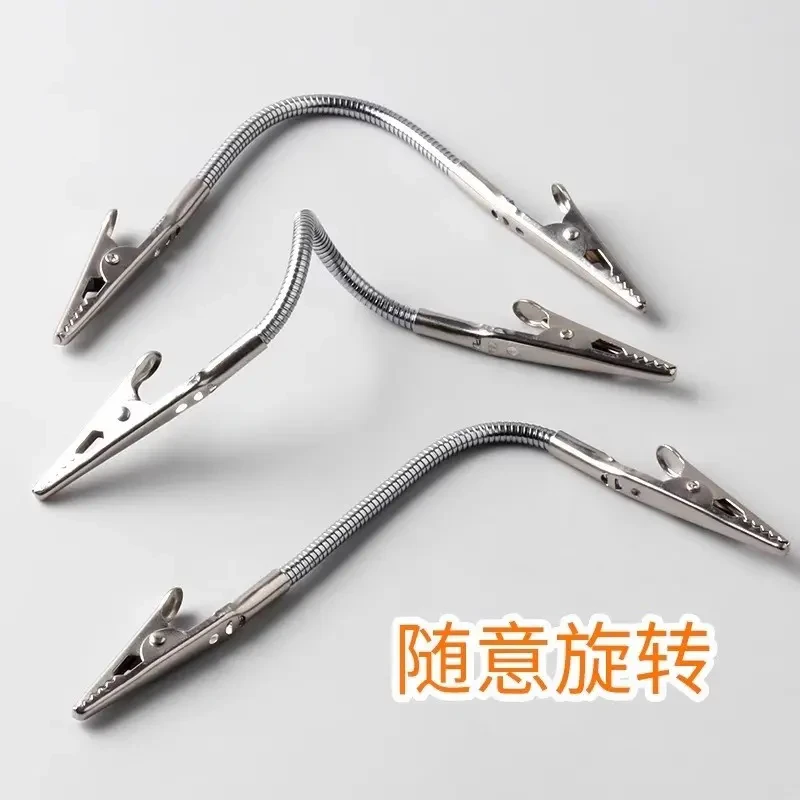 6·8！【拍一发三】大号蚊香双头鳄鱼夹造型多功能立式支架鳄鱼夹支架