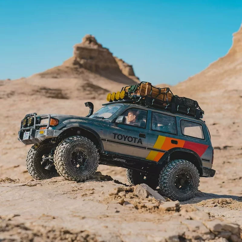 FMS FCX10 1/10 LC80丰田陆巡 有刷四驱换挡仿真直桥RC遥控攀爬车